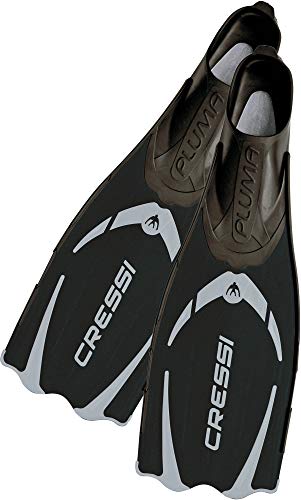 Cressi Pluma - Aletas de buceo, color negro (black) - Tamaño 41/42 Cressi Pluma - Aletas de buceo, color negro (black) - Tamaño 41/42