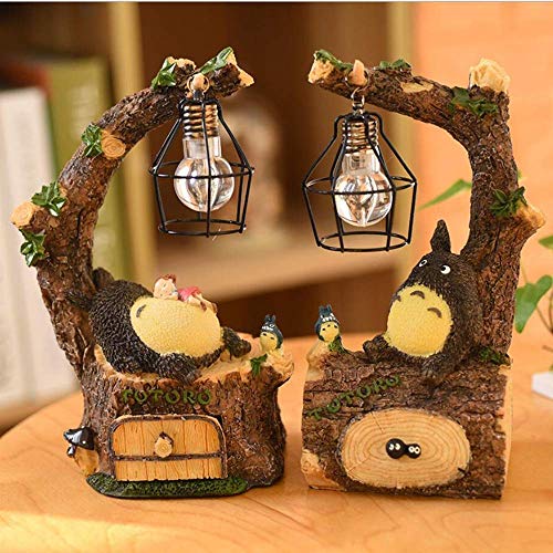 Hayao Miyazaki Totoro Night Light Pack de 2 Mi vecino Totoro Night Lamp para dormitorio LivingRoom Home Decor Hayao Miyazaki Totoro Night Light Pack de 2 Mi vecino Totoro Night Lamp para dormitorio LivingRoom Home Decor