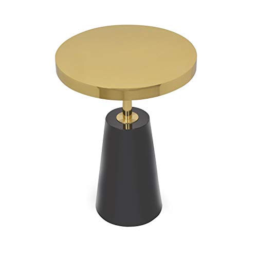 HHGO Sofá De Metal Mesa Auxiliar Redonda, Moderno Portátil De Múltiples Funciones De La Mesa De Centro, Dormitorio Lado De La Cabecera De La Esquina Pequeña Sala De Estar Apartamento Pequeño Tabla HHGO Sofá De Metal Mesa Auxiliar Redonda, Moderno Portátil De Múltiples Funciones De La Mesa De Centro, Dormitorio Lado De La Cabecera De La Esquina Pequeña Sala De Estar Apartamento Pequeño Tabla