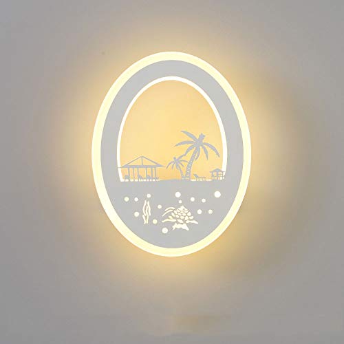 LSSB LED de la lámpara de Pared lámpara de Pared Creativo de la Playa de Noche Dormitorio de la Sala del Hotel Escaleras ala del balcón lámparas de acrílico for la casa, Chalet, Bar, Restaurantes