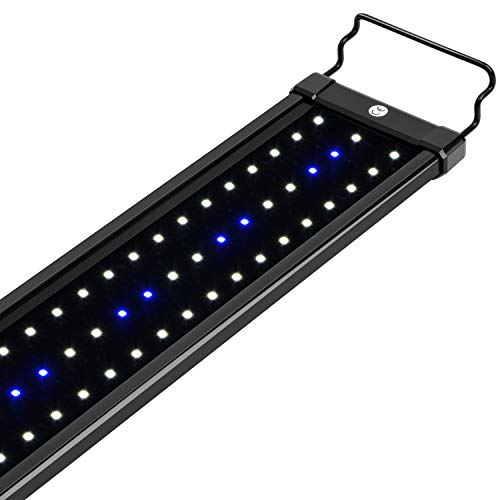 NICREW ClassicLED Luz LED Acuario, Lámpara de Acuario, Iluminación LED para Acuarios Plantados Lámpara LED para Peceras 98-128 cm, 25W, 7000K