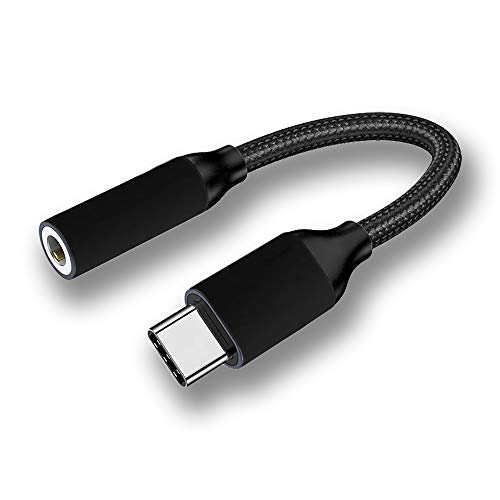 USB Tipo C, Adaptadores de Audio a Auricular de Mini Jack 3,5 mm，Cable Adaptador Convertidor de USB Type C para Samsung, Huawei, Xiaomi, One Plus Google Pixel, iPad Pro, Otros Android, PC Y Mac