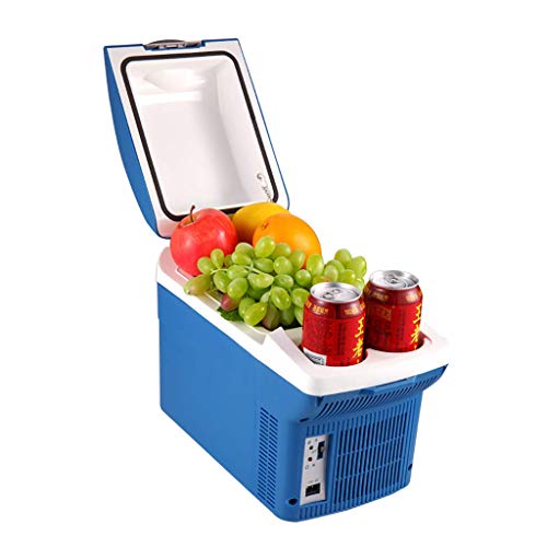 WYZXR Refrigerador para automóvil Mini refrigerador para automóvil refrigerador pequeño de Doble Uso con 2 portavasos para Dormitorio/apartamento/automóvil 12v220v