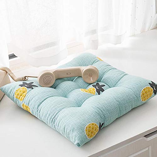 YUMUO Suave Respirable Cojines para Silla para Dormitorio Balcón Oficina Apartamento Estudiante Salón Interior,Grueso Ventana De La Bahía Cojín De Asiento C 35 * 35cm(14 * 14inch)