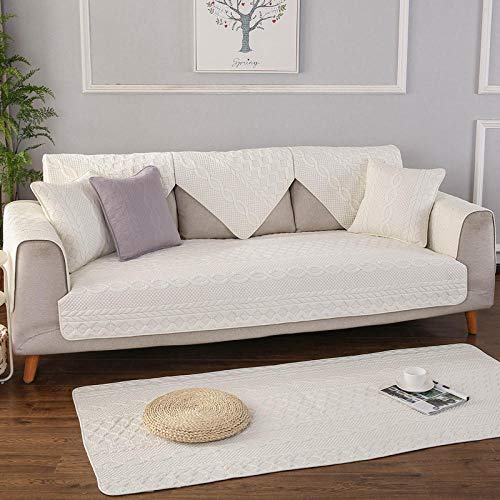 YUTJK Gato Sofá Fundas,Funda de sofá de algodón Lavable Silla Bordada Toalla Bahía Almohadilla de Ventana Almohadilla de Piso Cada Pieza se Vende por Separado-Blanco_110 * 210cm YUTJK Gato Sofá Fundas,Funda de sofá de algodón Lavable Silla Bordada Toalla Bahía Almohadilla de Ventana Almohadilla de Piso Cada Pieza se Vende por Separado-Blanco_110 * 210cm