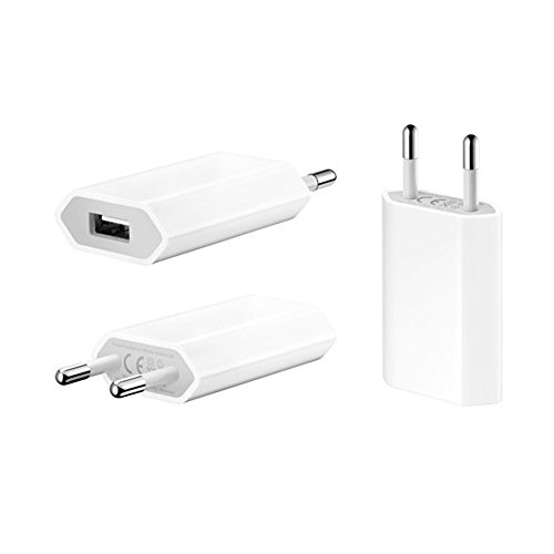 AKTrend original - Cable cargador para Apple iPhone 6 Plus / 5 / 5s / 5c / 4 / 4G / 4S / 3G / 3GS , iPad 1 / 2 / 3 - Cable de red blanco USB 5 W (A1400), Cable de red Apple MD813ZM/A 5 W