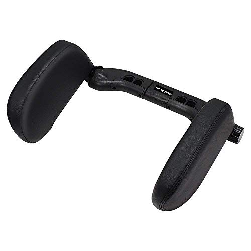 Almohada del cuello del coche, Reposacabezas, Cuero De Alta Calidad, Cabezal Autoajustable De 180 °, Protección Para La Cabeza + Soporte Para Dormir En Ambos Lados, Viaje Cómodo