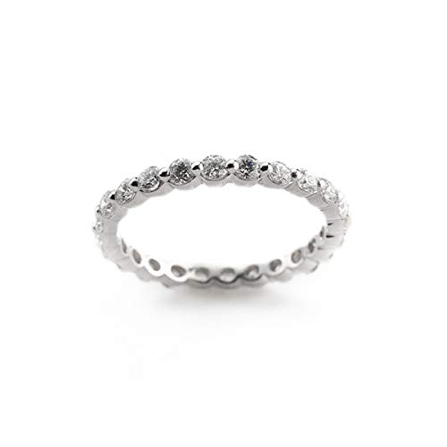 Anillo Eternity Girodito de oro 18 kt 750 y diamantes 1,10 ct F VVS – OCASIÓN Anillo Eternity Girodito de oro 18 kt 750 y diamantes 1,10 ct F VVS – OCASIÓN