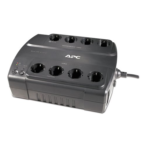 APC BE550G-GR Power Saving Back UPS - Sistema de alimentación ininterrumpida SAI, Color Negro