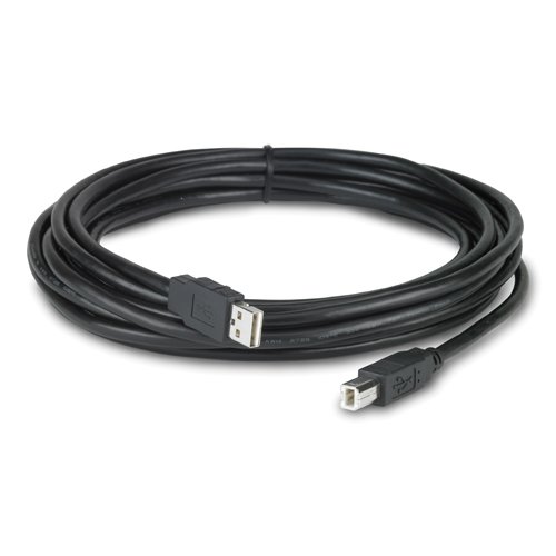 APC NetBotz USB Latching Cable, LSZH, 5m - Cable USB (LSZH, 5m, 5,00 m, USB A, USB B, Male connector/Male connector, Negro)