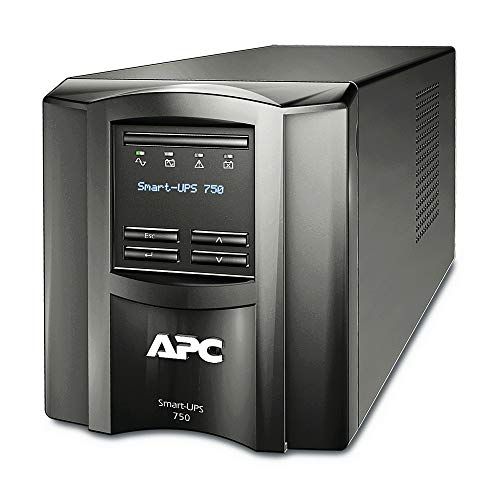 APC Smart-UPS SMT-SmartConnect - SMT750IC - Sistema de Alimentación ininterrumpida 750VA (Compatible con Cloud, 6 Salidas IEC-C13)