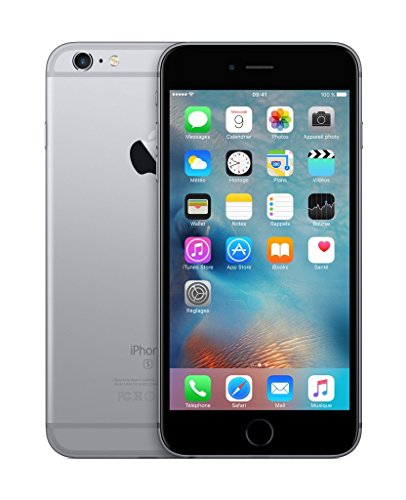 Apple iPhone 6s Plus 16GB 4G Gris - Smartphone (SIM única, iOS, NanoSIM, EDGE, GSM, DC-HSDPA, HSPA+, TD-SCDMA, UMTS, LTE) (Reacondicionado)