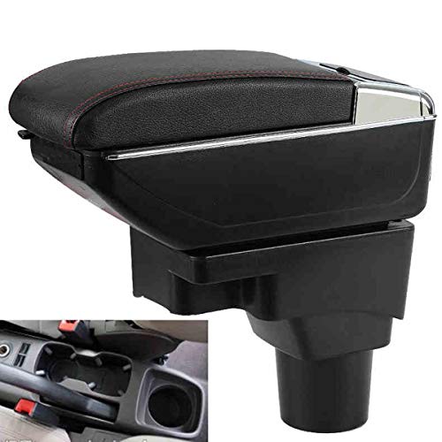 Caja de almacenamiento reposabrazos de piel para consola central de coche Caja de almacenamiento reposabrazos de piel para consola central de coche