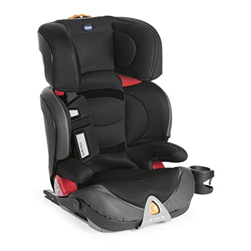 Chicco Oasys 2-3 Fix Plus - Silla de coche isofix Grupo 2/3 (15-36kg), color negro (Jet Black) Chicco Oasys 2-3 Fix Plus - Silla de coche isofix Grupo 2/3 (15-36kg), color negro (Jet Black)
