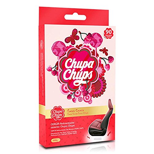 Chupa Chups CHP901EU Ambientador Debajo del Asiento Cereza, Color Rojo