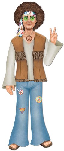 COOLMP – Juego de 6 Figuras Gigantes de cartón para Hombre, Hippie 94 cm, Talla única, decoración y Accesorios de Fiesta, animación, cumpleaños, Boda, Evento, Juguete, Globo COOLMP – Juego de 6 Figuras Gigantes de cartón para Hombre, Hippie 94 cm, Talla única, decoración y Accesorios de Fiesta, animación, cumpleaños, Boda, Evento, Juguete, Globo