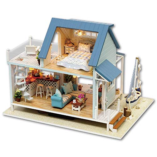 DIY sueño cabina rompecabezas en 3D de dos pisos con vista al mar Villa con romántica al aire balcón y vistas al mar ventanas de piso a techo con 6 luces caliente dificultad de cuatro estrellas DIY sueño cabina rompecabezas en 3D de dos pisos con vista al mar Villa con romántica al aire balcón y vistas al mar ventanas de piso a techo con 6 luces caliente dificultad de cuatro estrellas