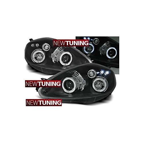 Faros delantero Fiat Grande Punto 09.05 – 08 Angel Eyes Negro Faros delantero Fiat Grande Punto 09.05 – 08 Angel Eyes Negro