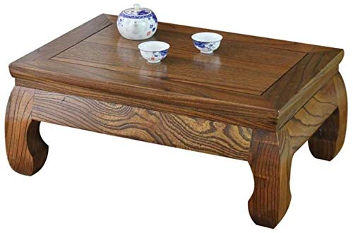 N Mesa Auxiliar Pequeña Mesa de Centro de Madera Decoración Mesa Lateral Mesa Muebles Apartamento pequeño salón Mesa Lateral fácil de Limpiar Mesa Auxiliar 26 CM Altura Mesa De Café