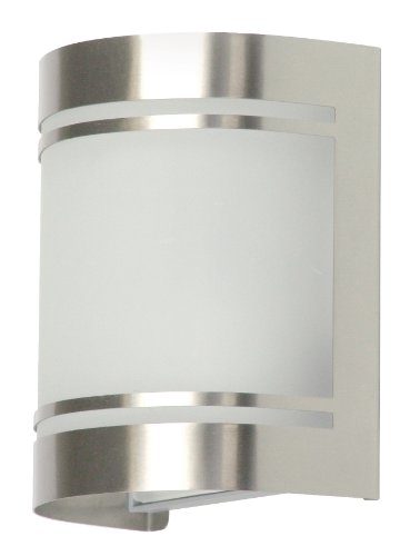 Ranex 10.010.25 Luz de Pared Alicante sin sensor de movimiento, Exterior, Acero inoxidable, Conector E27, IP44 Ranex 10.010.25 Luz de Pared Alicante sin sensor de movimiento, Exterior, Acero inoxidable, Conector E27, IP44