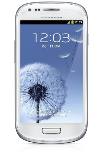 Samsung Galaxy S III Mini (I8190) - Smartphone Libre Android (Pantalla 4", cámara 5 MP, 8 GB, Dual-Core 1 GHz, 1 GB RAM), Blanco