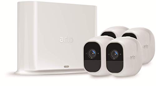 Arlo Pro 2 VMS4430P-100EUS - Sistema de seguridad y vídeo vigilancia de 3 cámaras sin cables 1080p HD (recargable, interior/exterior, visión nocturna, audio bidireccional, visión 130º)