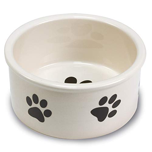 Arquivet 8435117825093 - Comedero Ceramica Huellas 12 cm Arquivet 8435117825093 - Comedero Ceramica Huellas 12 cm