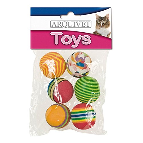 Arquivet 8435117842724 - Pelota Gato Multicolor 3,5 cm Arquivet 8435117842724 - Pelota Gato Multicolor 3,5 cm