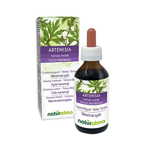ARTEMISA COMÚN (Artemisia vulgaris) hierba con flores Tintura Madre sin alcohol NATURALMA | Extracto líquido gotas 100 ml | Complemento alimenticio | Vegano