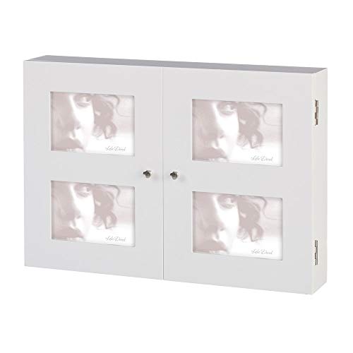 Cubre Contador de 2 Puertas Blanco de Madera para la Entrada Fantasy - LOLAhome Cubre Contador de 2 Puertas Blanco de Madera para la Entrada Fantasy - LOLAhome