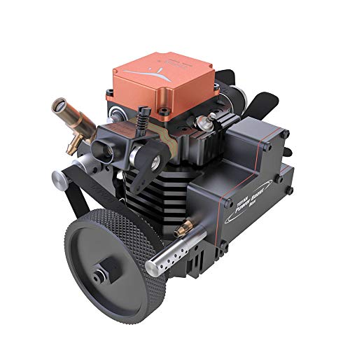 De Cuatro Tiempos del Motor Nitro Modelo 3.5Cc con Arrancador Y El Tanque De Combustible De 01:10 01:12 1:14 RC Nitro Coche, Barco, Avión DIY (Accesorios Color Al Azar)