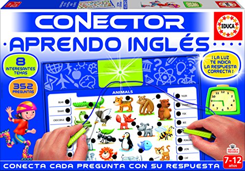 Educa- Conector Aprendo Inglés Juego Educativo para niños, a Partir de 7 años (17206) Educa- Conector Aprendo Inglés Juego Educativo para niños, a Partir de 7 años (17206)
