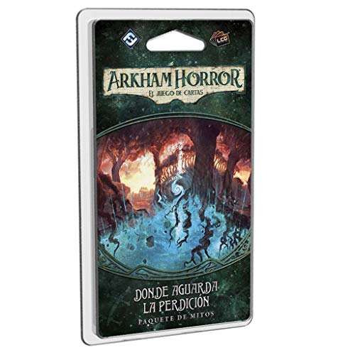 Fantasy Flight Games- Arkham Horror LCG: Donde aguarda la perdición - Español, Color (FFAHC07)