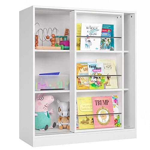 Homfa Armario Almacenaje Armario Madera para Juguetes Organizador para Juguetes Estantería Infantil para Libros Revistas con 6 Estantes 1 Armario Corredero Blanco Homfa Armario Almacenaje Armario Madera para Juguetes Organizador para Juguetes Estantería Infantil para Libros Revistas con 6 Estantes 1 Armario Corredero Blanco