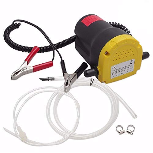 JOMAFA Bomba Extractora de Aceite DC 12V 60W Bomba de transferencia de combustible y Aceite para Auto, Moto, Quad, furgon