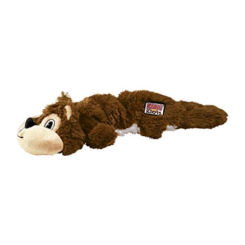KONG - Scrunch Knots Squirrel - Juguete con cuerdas internas antirrotura - Para Perros de Raza Mediana/Grande KONG - Scrunch Knots Squirrel - Juguete con cuerdas internas antirrotura - Para Perros de Raza Mediana/Grande