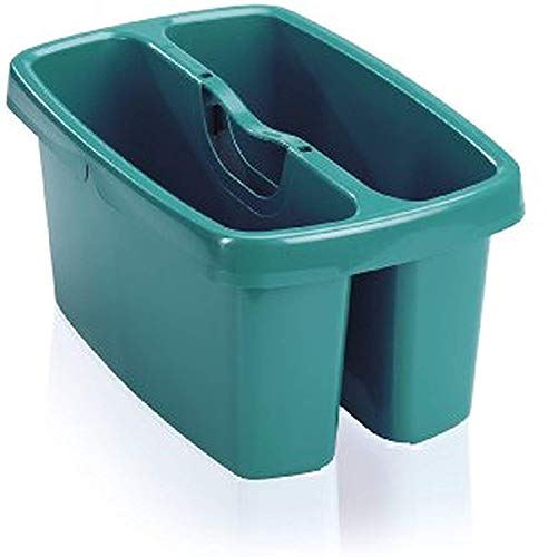 Leifheit Combi Box - Caja para Utensilios de Limpieza de plástico, 36.5x23.6x18.4 cm, Color Verde