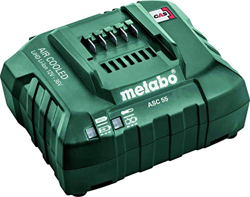 Metabo 627044000 Cargador ASC 55 V refrigerado por aire, 12-36 V
