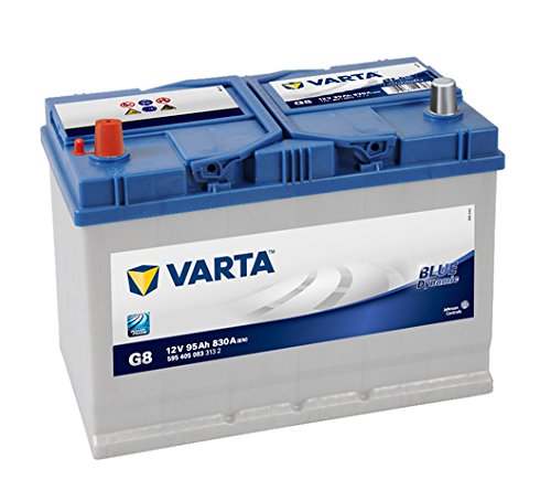 Varta Blue Dynamic G8 Batería de arranque, 5954050833132, 12V 95Ah 830A