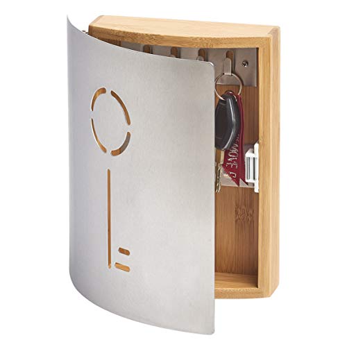 Zeller 13846 Armario para Llaves, Madera, Marrón, 21.5x6x24.5 cm Zeller 13846 Armario para Llaves, Madera, Marrón, 21.5x6x24.5 cm