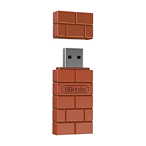 8Bitdo RET00102 Tarjeta y Adaptador de Interfaz Bluetooth - Accesorio (USB Tipo A, Bluetooth, Marrón, Android, 50 g, 130 mm)