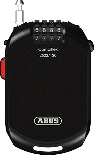 Abus Combiflex 2503 Antirrobo Disco Moto, Negro Abus Combiflex 2503 Antirrobo Disco Moto, Negro