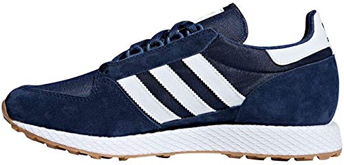 Adidas Originals Forest Grove Hombre Zapatillas Deportivas Azul Marino/Blanco 45 EU