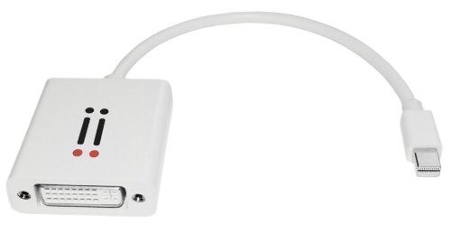 Aiino - Adaptador y convertidor Video de Mini DisplayPort a DVI, Compatible con Intel® Thunderbolt, Connect DVI Monitor o Apple Cinema Display a PC/Notebook/MacBook con DisplayPort