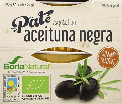 Alecosor Pate Vegetal Aceituna Negra Faja 2 Ud X 50 Gr 100 Gramos Alecosor 200 g