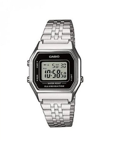Casio Collection LA680WEA-1EF Reloj de pulsera para Mujer, Negro/Gris Casio Collection LA680WEA-1EF Reloj de pulsera para Mujer, Negro/Gris