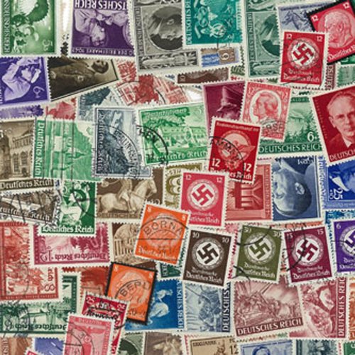 Colección de Sellos de Alemania obliterados anteriores a 1945 (200 Unidades Distintas)