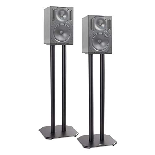Duronic SPS1022 /60 Soporte para Altavoz - 60 cm de Altura - Estabilidad con Arena - Conos antivibración - Compatibilidad Universal con Altavoces HiFi / Estéreo / Home Cinema 5.1 Duronic SPS1022 /60 Soporte para Altavoz - 60 cm de Altura - Estabilidad con Arena - Conos antivibración - Compatibilidad Universal con Altavoces HiFi / Estéreo / Home Cinema 5.1