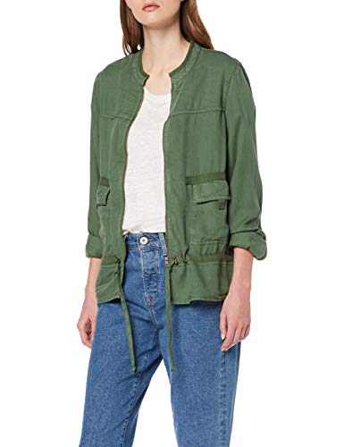 edc by Esprit 039CC1G003 Chaqueta, Verde (Forest 365), XS para Mujer