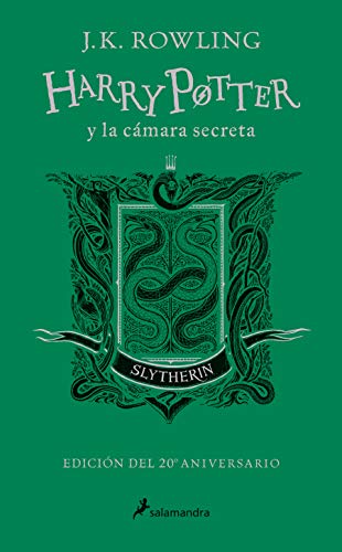 Harry Potter y la cámara secreta (edición Slytherin del 20º aniversario) (Harry Potter 2): Verde